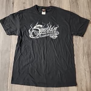 Harley Davidson Milwaukee Tee Shirt Sz L Black